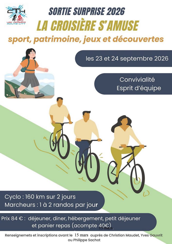 Pre-inscription Sortie surprise 2026